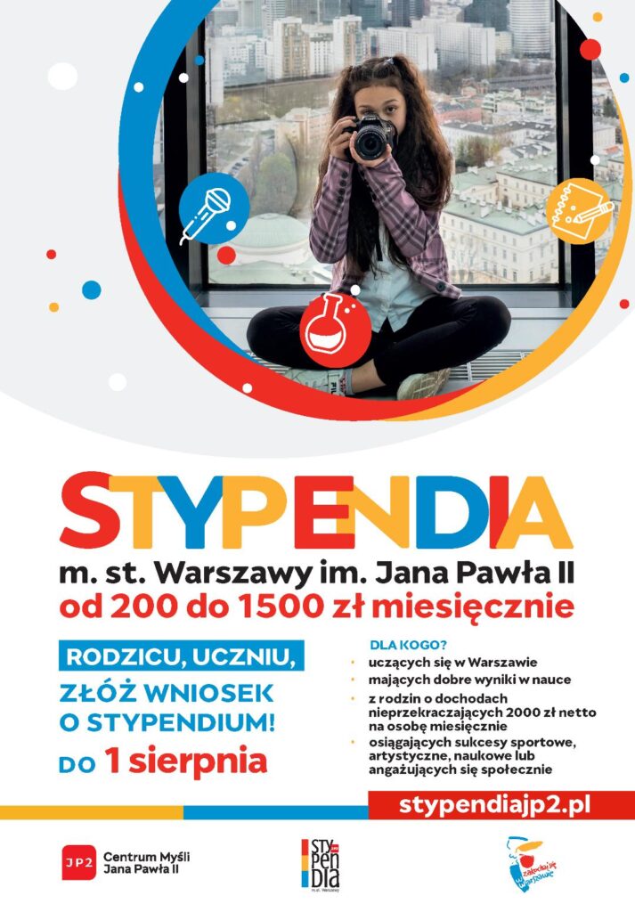 Plakat Stypendia