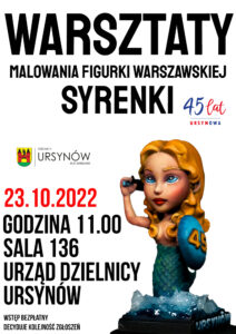 Syrenka warsztaty plakat