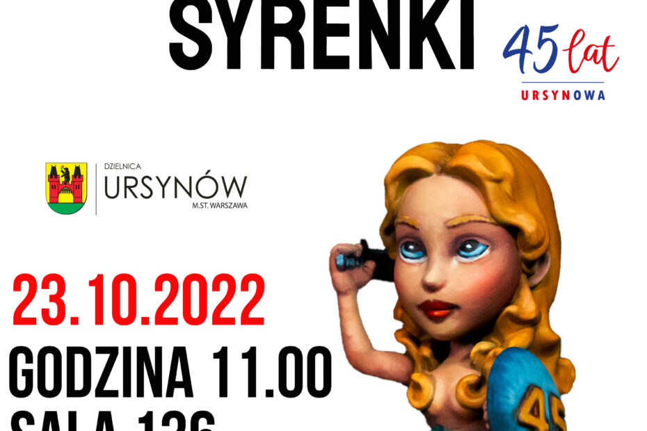 Syrenka warsztaty plakat